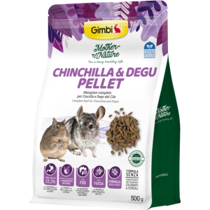 Alimenti > GIMBI MOTHER NATURE CHINC.&DEGU PELLET 500G | GIMBORN