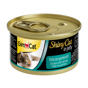 Alimenti umidi > ShinyCat Pollo con Gamberetti 70g | GIMBORN