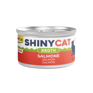 Alimenti umidi > ShinyCat  SALMONE IN BROTH 70g | GIMBORN