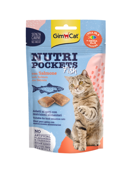 Snack > NUTRI POCKETS FISH CON SALMONE 60GR | GIMBORN