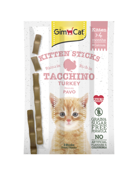 Sticks > KITTEN STICK TACCHINO 3X3g | GIMBORN
