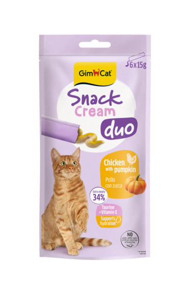 Snack > Snack cream DUO POLLO Con ZUCCA 6x15g | GIMBORN