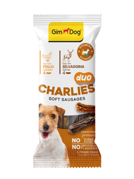 Snack > Charlies Duo POLLO&SELVAGGINA 60G | GIMBORN
