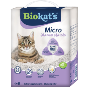 Lettiere agglomeranti > Biokat's* MICRO BIANCO CLASSIC 6LT | GIMBORN