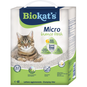 Lettiere agglomeranti > Biokat's* MICRO BIANCO FRESH 6LT | GIMBORN