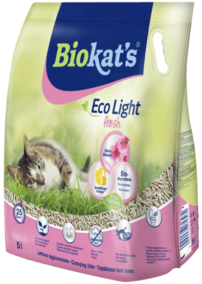 Lettiere agglomeranti > Biokat's* Eco Light fresh cherry blossom 5 L | GIMBORN