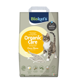 Lettiere agglomeranti > Biokat's* Organic** Care Corn fibres extra 4kg | GIMBORN