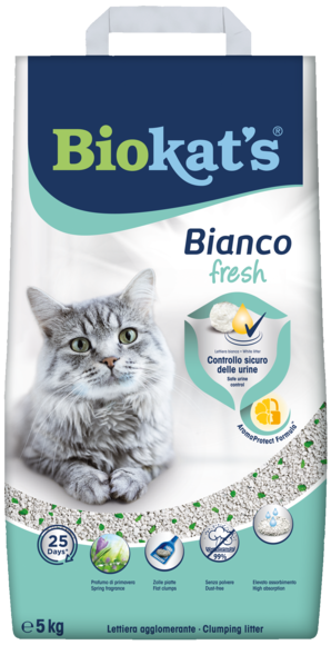Lettiere agglomeranti > Biokat's* Bianco Fresh 5 KG | GIMBORN