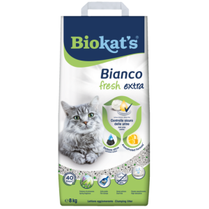 Lettiere agglomeranti > Biokat's* Bianco Fresh Extra 8 KG | GIMBORN