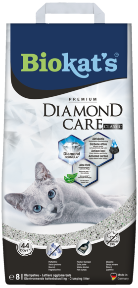 Lettiere agglomeranti > BIOKAT'S* DIAMOND CARE CLASSIC 8LT | GIMBORN
