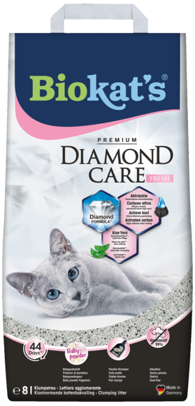 Lettiere agglomeranti > BIOKAT'S* DIAMOND CARE FRESH 8LT | GIMBORN