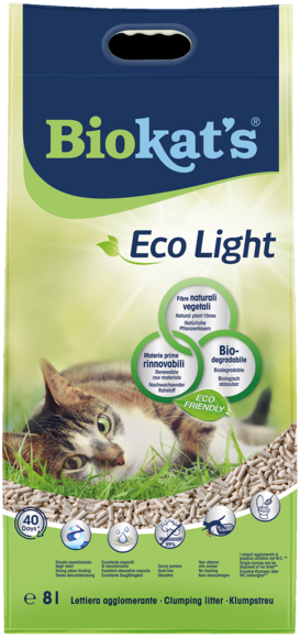 Lettiere agglomeranti > Biokat's* Eco Light 8 L | GIMBORN