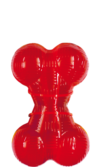 Giochi > Playstrong Gomma Osso 4.5" Rosso | GIMBORN
